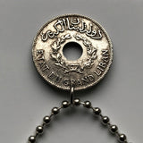1936 Libanon Liban 1 Piaster Münzanhänger Libanesische Löwen Zeder Beirut Tripolis Aley Jounieh Anjar Bsharri Zahlé Sidon Byblos Tyros Der Levant Naher Osten Phönizischer Levant Bekaa-Tal Zedern Gottes Berg Libanon Levantinisch Arabisch Mittelmeer n002881