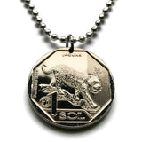 2018 Peru 1 Sol coin pendant jaguar Amazon jungle leopard tiger lion llama alpaca vicuña Cuzco Lima Machupichu Inca Nazca n002820