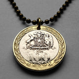 2022 Chile 100 Pesos coin pendant escudo Chileno estrella blanca condor huemul deer Santiago white star Antofogasta Rancagua Temuco n001624