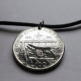 1981 Italy 100 Lire coin pendant Livorno Naval Academy Ligurian Mediterranean Sea Tuscany Fortezza Vecchia Venezia Nuova Ardenza n000675