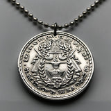 1959 Kambodscha 20 Sen Münzanhänger Zeremonielle Phan-Schalen Om ॐ Heiliges Aum Unalome Khmer Phnom Penh Hun Sen Indochina Gajasimha Cham Theravada Buddhismus Kandal Gajasingha Rajasingha Angkor Wat Kampuchea n003210