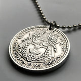 1959 Kambodscha 20 Sen Münzanhänger Zeremonielle Phan-Schalen Om ॐ Heiliges Aum Unalome Khmer Phnom Penh Hun Sen Indochina Gajasimha Cham Theravada Buddhismus Kandal Gajasingha Rajasingha Angkor Wat Kampuchea n003210