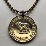 1993 North Macedonia 1 Denar coin pendant Sarplaninac Macedonian Shepherd Dog sheep dog Šar Mountains Skopje Bitola Kumanovo Prilep n000888