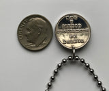 1940 Panama 2-1/2 Centésimos coin pendant necklace jewelry armored helmet Vasco Núñez de Balboa Vista Alegre Santiago de Veraguas Colón Casco Viejo Coronado San Miguelito Las Cumbres La Chorrera n001175