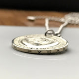 1964 Soviet Union USSR CCCP Communist Russia Ruble coin pendant hammer & sickle proletariat Bolsheviks Karl Marx Lenin Stalin Moscow n003316