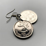 Finland Suomi 1 Markka coin earrings jewelry Finnish lion Helsinki Finns Finnic Espoo Tampere Vantaa Oulu Turku Jyväskylä Nordic Baltic Lahti Ostrobothnia Porvoo Rovaniemi Uusimaa Kuopio Savonlinna Mikkeli Lappeenranta Bothnia e000385