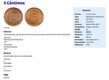 1977 Venezuela 5 Céntimos coin pendant necklace jewelry Simón Bolívar white horse Palomo Caracas Maracaibo Valencia pendant Barquisimeto Ciudad Guayana Maturín Barcelona Maracay Cumaná Barinas Miranda San Cristóbal n003330