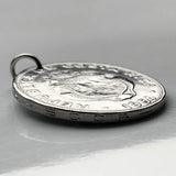 1954 Costa Rica 1 Colon coin pendant escudo Costarricense San Jose Puerto Limón Alajuela Liberia Puntarenas San Vicente Barranca ticos América Central Heredia Cinco Esquinas Desamparados Tamarindo Arenal Cartago Puntarenas Cocos Poás Nicoya n003351