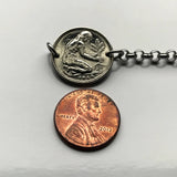 1986 Germany Deutschland 50 Pfennig coin bracelet planting tree seedling gardener Berlin Dresden Hannover Nuremberg Bonn Rostock b000065