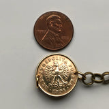 2001 Poland Polska 5 Groszy coin bracelet jewelry white Polish eagle Warsaw Kraków Łódź Wrocław Poznań Gdańsk Szczecin Bydgoszcz Lublin Polak Polonia Zakopane Oświęcim Kołobrzeg Kashubians Białystok b000086