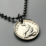 1923 Belgium 50 Centimes coin pendant Belgian lady Brussels Antwerp Bruges Ghent Liège Mons Kortrijk Ostend Ypres Dinant Limbourg Bilstain Wallonia Namur Charleroi Schaerbeek Leuven Mechelen n003406