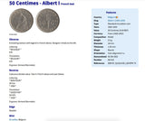 1923 Belgium 50 Centimes coin pendant Belgian lady Brussels Antwerp Bruges Ghent Liège Mons Kortrijk Ostend Ypres Dinant Limbourg Bilstain Wallonia Namur Charleroi Schaerbeek Leuven Mechelen n003406
