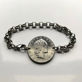 Italia 50 Lire moneda colgante collar joyería italiana Vulcano herrero dios del fuego Roma Milán Florencia Venecia Verona Génova Palermo Bolonia Torino Napoli Cagliari San Gimignano Siena Módena Parma n001009