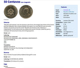 1978 Honduras 50 Centavos coin pendant necklace jewelry pirámide Lempira Lenca Tegucigalpa Choluteca masonic eye Yoro Olancho El Paraíso Atlántida Copán La Ceiba San Pedro Sula Choloma Comayagua Centroamérica n003569