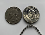 1978 Honduras 50 Centavos coin pendant necklace jewelry pirámide Lempira Lenca Tegucigalpa Choluteca masonic eye Yoro Olancho El Paraíso Atlántida Copán La Ceiba San Pedro Sula Choloma Comayagua Centroamérica n003569