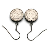 Honduras 20 Cents coin earrings pirámide Lempira Lenca Tegucigalpa Choluteca masonic eye Yoro Olancho El Paraíso Atlántida Copán e000692