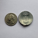 1981 Italy 100 Lire coin pendant Livorno Naval Academy Ligurian Mediterranean Sea Tuscany Fortezza Vecchia Venezia Nuova Ardenza n000675