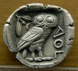 1973 Greece Hellas 1 Drachma coin bracelet Greek little owl of Athena glaux phoenix Pallas Athens Acropolis Parthenon Tetradrachm b000002