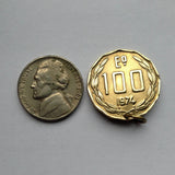 1974 Chile 100 Escudos coin pendant cóndor Andino Chileno Santiago Araucanía Iquique Rancagua La Pintana Rancagua Coquimbo Temuco n000557