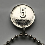 Argentina 5 Centavos coin pendant Sol de Mayo Buenos Aires Tucumán Salta San Juan Entre Ríos Río de la Plata Puerto Madero asado n000821
