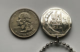 1992 Perú 1 Sol moneda colgante escudo peruano llama Cuzco Lima Puno alpaca Quechua Inca Ica Paracas Huaraz Cajamarca Iquitos Cusco n002562