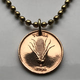 2005 Tonga 1 Seniti coin pendant corn maize plant World Food Day FAO Friendly Islands Nukuʻalofa Tongatapu Neiafu Kolofoʻou Polynesian South Pacific Niuatoputapu Haʻapai Vavaʻu Tuʻi lupulu tauʻolunga Kailao Lapita Kolomotuʻa Austronesia Oceania n000211