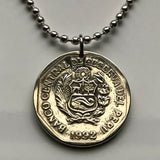 1992 Perú 1 Sol moneda colgante escudo peruano llama Cuzco Lima Puno alpaca Quechua Inca Ica Paracas Huaraz Cajamarca Iquitos Cusco n002562