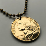 1981 France 20 Centimes coin pendant Marianne Paris Marseille Strasbourg Nice Lille Toulouse Montpellier Nantes Dijon Metz Rennes Reims Avignon Saint-Étienne Le Havre Carcassonne Normandy n000551