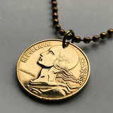 1981 France 20 Centimes coin pendant Marianne Paris Marseille Strasbourg Nice Lille Toulouse Montpellier Nantes Dijon Metz Rennes Reims Avignon Saint-Étienne Le Havre Carcassonne Normandy n000551