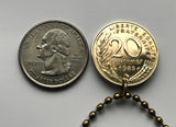 1981 France 20 Centimes coin pendant Marianne Paris Marseille Strasbourg Nice Lille Toulouse Montpellier Nantes Dijon Metz Rennes Reims Avignon Saint-Étienne Le Havre Carcassonne Normandy n000551