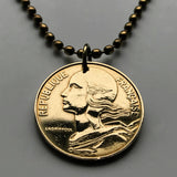 1981 France 20 Centimes coin pendant Marianne Paris Marseille Strasbourg Nice Lille Toulouse Montpellier Nantes Dijon Metz Rennes Reims Avignon Saint-Étienne Le Havre Carcassonne Normandy n000551