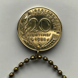 1981 France 20 Centimes coin pendant Marianne Paris Marseille Strasbourg Nice Lille Toulouse Montpellier Nantes Dijon Metz Rennes Reims Avignon Saint-Étienne Le Havre Carcassonne Normandy n000551