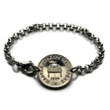 1894 Hungary Magyar 10 Filler coin bracelet Saint Stephen Holy Crown Szent Korona Budapest Debrecen Pecs Gyor Nyiregyhaza Kecskemet Szolnok b000063