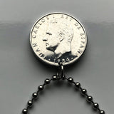 1984 Spain España 2 Pesetas coin pendant Spanish map mapa Español Madrid Barcelona Sevilla Granada Zaragoza Toledo Cadiz Tenerife Córdoba Valencia Málaga Bilbao Coruña Cataluña Andalusia n003349