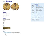 1974 Chile 100 Escudos coin pendant cóndor Andino Chileno Santiago Araucanía Iquique Rancagua La Pintana Rancagua Coquimbo Temuco n000557