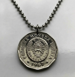 1976 Argentinien 5 Pesos Münzanhänger Sol de Mayo Buenos Aires Mar del Plata Tucumán Santa Fe Mataderos Quilmes Puerto Madero La Plata n003077