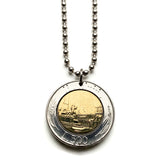 1989 Italy 500 Lire Italian coin pendant necklace jewelry Roman god Mercury Rome Florence Milan Venice Bologna Napoli Torino Genoa Palermo Bergamo Modena Siena Bari Catania Messina Padua Trieste Taranto Parma Salerno Treviso Pisa n000152 (Copy)