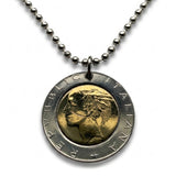 1989 Italy 500 Lire Italian coin pendant necklace jewelry Roman god Mercury Rome Florence Milan Venice Bologna Napoli Torino Genoa Palermo Bergamo Modena Siena Bari Catania Messina Padua Trieste Taranto Parma Salerno Treviso Pisa n000152 (Copy)