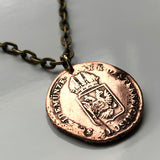 1816 Austria Kreuzer coin pendant Habsburg Austrian eagle Vienna Wien Wels Hofburg Carinthia Ischgl Burgenland Sankt Pölten Styria n001279
