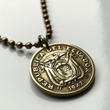 1944 Ecuador 20 Centavos coin pendant World War 2 era escudo Ecuatoriano Quito Cuenca Ibarra Los Ríos Azuay Tungurahua Cotopaxi Imbabura Sucumbíos n001211
