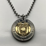 1996 Ecuador 1000 Sucres coin pendant necklace jewelry escudo Ecuatoriano Quito Cuenca Ibarra Los Ríos Azuay Tungurahua Cotopaxi Imbabura Sucumbíos n001601