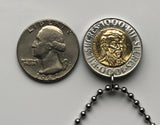 1996 Ecuador 1000 Sucres coin pendant necklace jewelry escudo Ecuatoriano Quito Cuenca Ibarra Los Ríos Azuay Tungurahua Cotopaxi Imbabura Sucumbíos n001601