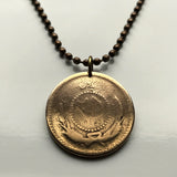 1934 Afghanistan 25 Pul coin pendant Kabul Nangarhar Balkh Ghazni Faryab Takhar Badakhshan Tajiks Puli Khumri Tajik shahada Islamic n003066