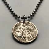 1932 USSR CCCP Soviet Union Communist Russia 15 Kopeks coin pendant necklace socialist Moscow Saint Petersburg Vladimir Lenin Stalin Karl Marx February Revolution comrades n003431