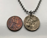 1932 USSR CCCP Soviet Union Communist Russia 15 Kopeks coin pendant necklace socialist Moscow Saint Petersburg Vladimir Lenin Stalin Karl Marx February Revolution comrades n003431