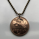 1950 Somalia 5 Centesimi Münze Anhänger Halskette Schmuck Somalischer Elefant Mogadischu Hargeisa Bosaso Horn von Afrika Galkayo Borama Burao Kismayo Merca Afgooye Dhambalin Barawa Hafun Somaliland Puntland Gondershe n000852