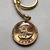 1944 Ethiopia 10 Santeem coin pendant necklace jewelry Lion of Judah Haile Selassie Rasta Jewish tribe Ras Gondar Mek'ele Oromia Jamaica Axum Dan n000720