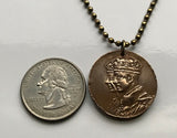 1939 Canada Royal Visit Medal coin pendant Toronto Montreal Vancouver British Columbia Alberta Manitoba Nova Scotia New Brunswick n003174