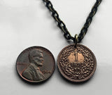 1885 Hungary Magyars 1 Krajczár coin pendant Saint Stephen Holy Crown Szent Korona Budapest Debrecen Pécs Győr Nyíregyháza Szolnok n003503