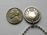 1923 Chile 20 Centavos coin pendant condor Chileno Santiago Antofogasta Rancagua Coquimbo Temuco Andes Tarapacá necklace n001111